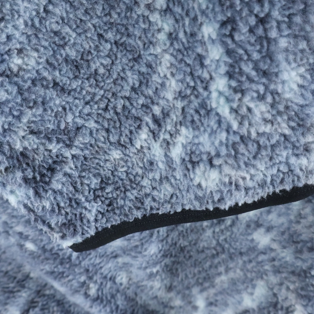 SUPREME(シュプリーム) 22AW ×NIKE ACG スネーク柄 フリースボア プルオーバージャケット ライトブルー