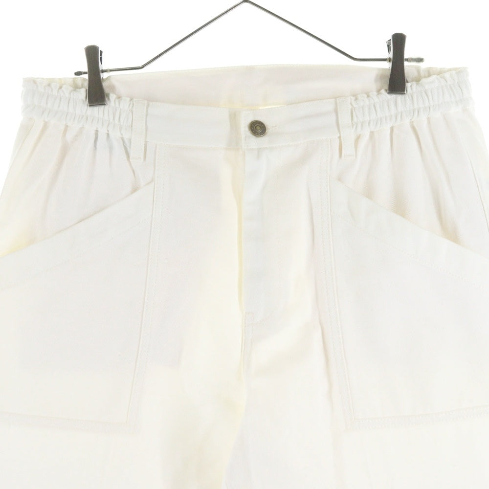 GUCCI(グッチ) インターロッキングG シェリーライン コットンカーゴパンツ ホワイト 623986 XDBA4