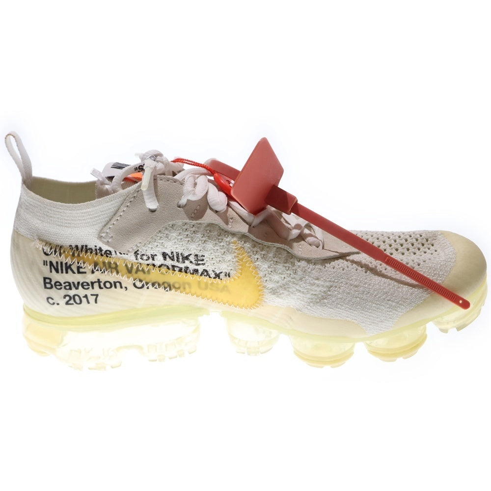 NIKE(ナイキ) ×Off-white Air Vapormax オフホワイト エアヴェイパーマックス ローカットスニーカー ホワイト US9/27cm AA3831-100