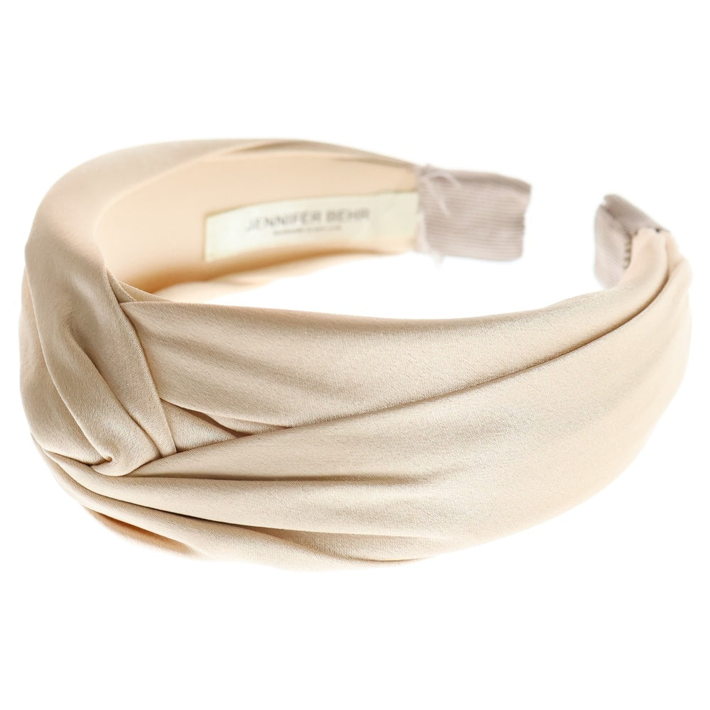 NO BRAND(ノーブランド) JENNIFER BEHR ジェニファーベア ツイストシルクヘッドバンド カチューシャ レディース ブラウン
