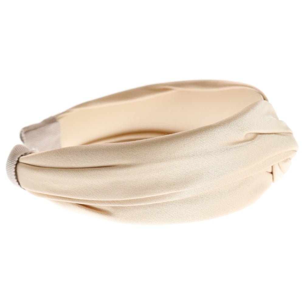 NO BRAND(ノーブランド) JENNIFER BEHR ジェニファーベア ツイストシルクヘッドバンド カチューシャ レディース ブラウン