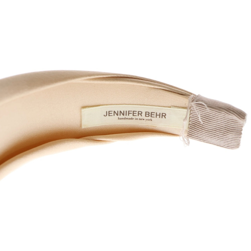 NO BRAND(ノーブランド) JENNIFER BEHR ジェニファーベア ツイストシルクヘッドバンド カチューシャ レディース ブラウン
