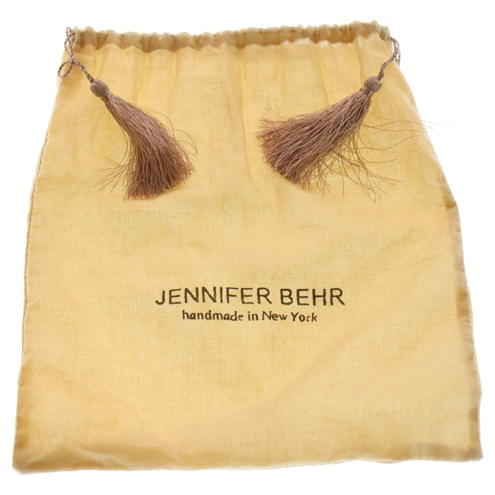 NO BRAND(ノーブランド) JENNIFER BEHR ジェニファーベア ツイストシルクヘッドバンド カチューシャ レディース ブラウン