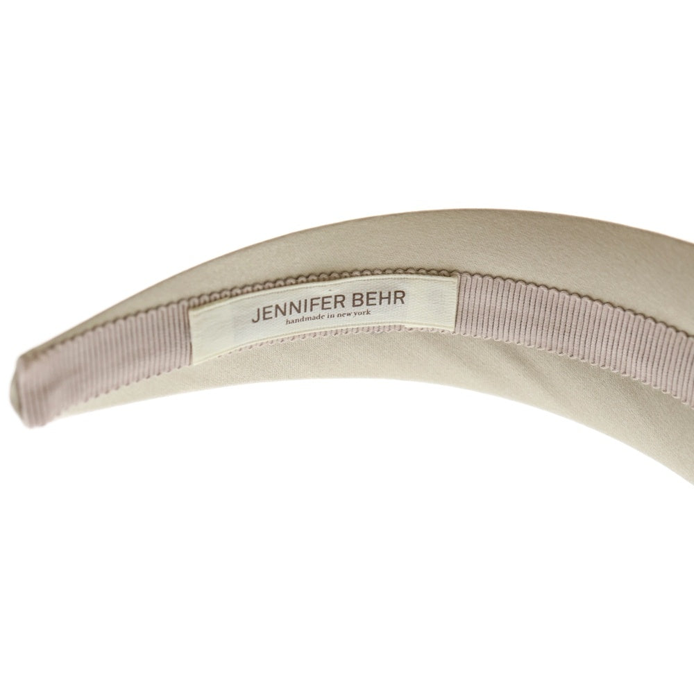 NO BRAND(ノーブランド) JENNIFER BEHR ジェニファーベア サテンヘッドバンド カチューシャ レディース ベージュ