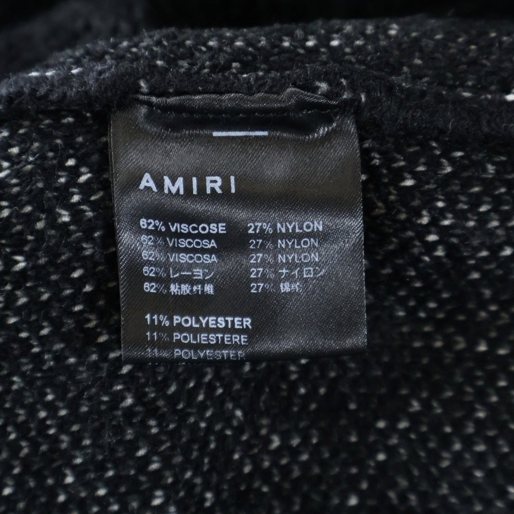 AMIRI(アミリ) BONES HOODIE ボーンズ フーディー プルオーバー パーカー ブラック