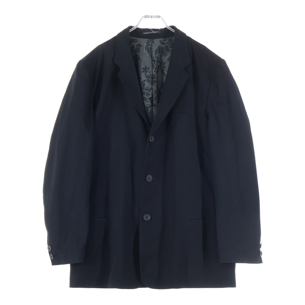 Yohji Yamamoto POUR HOMME(ヨウジヤマモト プールオム) 24AW 阪急限定 リバーシブル 3つボタンテーラードジャケット ブラック HO-J36-814