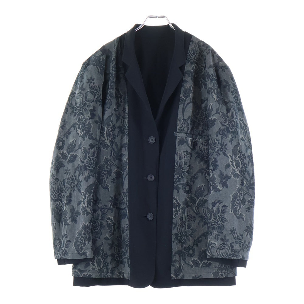 Yohji Yamamoto POUR HOMME(ヨウジヤマモト プールオム) 24AW 阪急限定 リバーシブル 3つボタンテーラードジャケット ブラック HO-J36-814