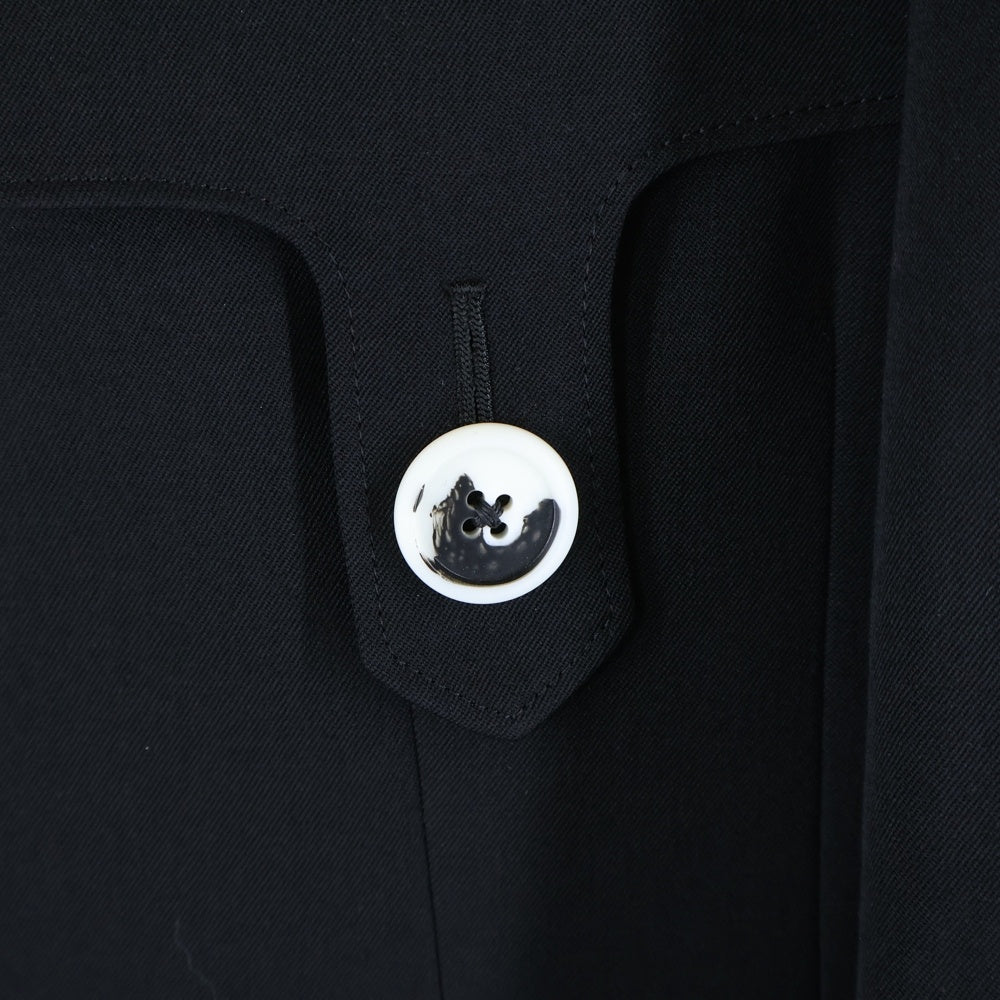 Yohji Yamamoto POUR HOMME(ヨウジヤマモト プールオム) 19AW 白釦 ボタンポケットデザイン テーラードジャケット ブラック HC-J41-100