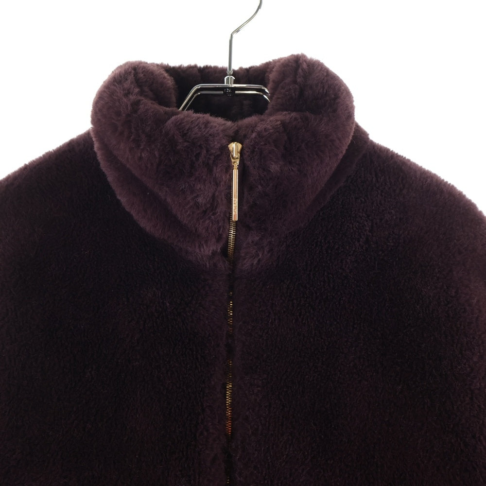 TATRAS(タトラス) 23AW BARBRA バルブラ フェイクファージップアップブルゾンジャケット レディース ワインレッド LTAT23A4903‐L