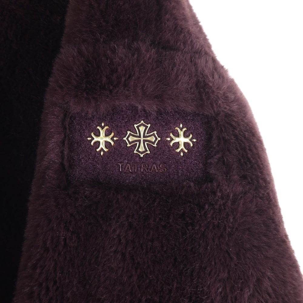 TATRAS(タトラス) 23AW BARBRA バルブラ フェイクファージップアップブルゾンジャケット レディース ワインレッド LTAT23A4903‐L