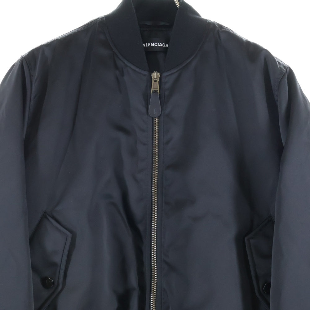 BALENCIAGA(バレンシアガ) I Love Techno Oversized Jacket バック刺繍デザイン ブルゾンジャケット ブラック 558158 TYD31