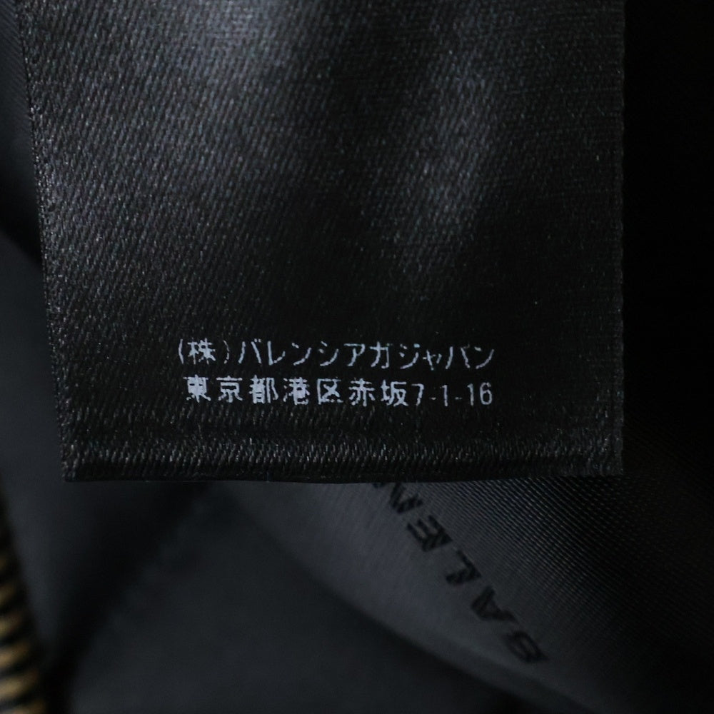 BALENCIAGA(バレンシアガ) I Love Techno Oversized Jacket バック刺繍デザイン ブルゾンジャケット ブラック 558158 TYD31