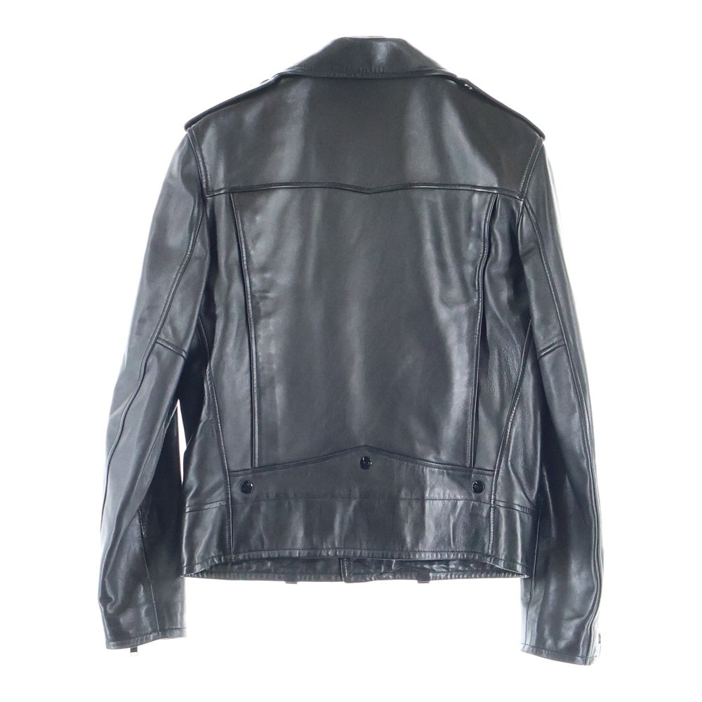 SAINT LAURENT PARIS(サンローランパリ) スタッズ装飾 クラシックライダースレザージャケット ブラック 455996 Y5OA1