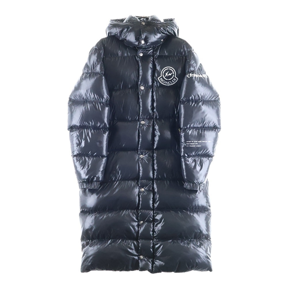 MONCLER GENIUS(モンクレール ジーニアス) ×FRAGMENT DESIGN SOPWITH GIUBBOTTO JACKET フラグメントデザイン ロングダウンジャケット ブラック E209U4230150 68950