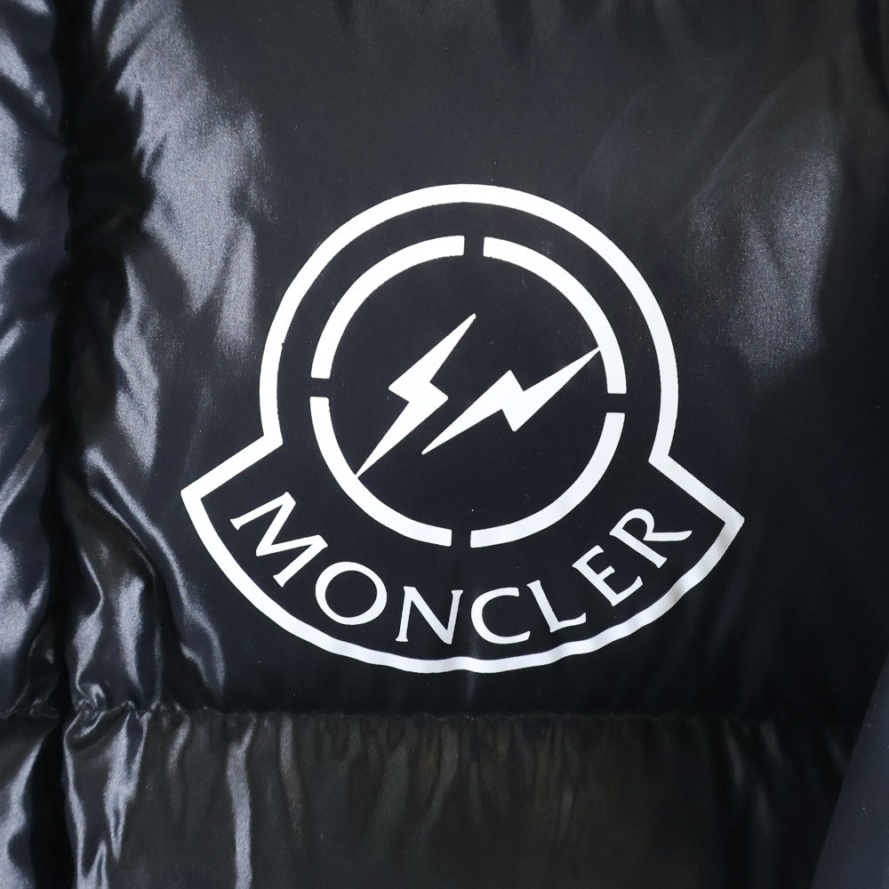 MONCLER GENIUS(モンクレール ジーニアス) ×FRAGMENT DESIGN SOPWITH GIUBBOTTO JACKET フラグメントデザイン ロングダウンジャケット ブラック E209U4230150 68950
