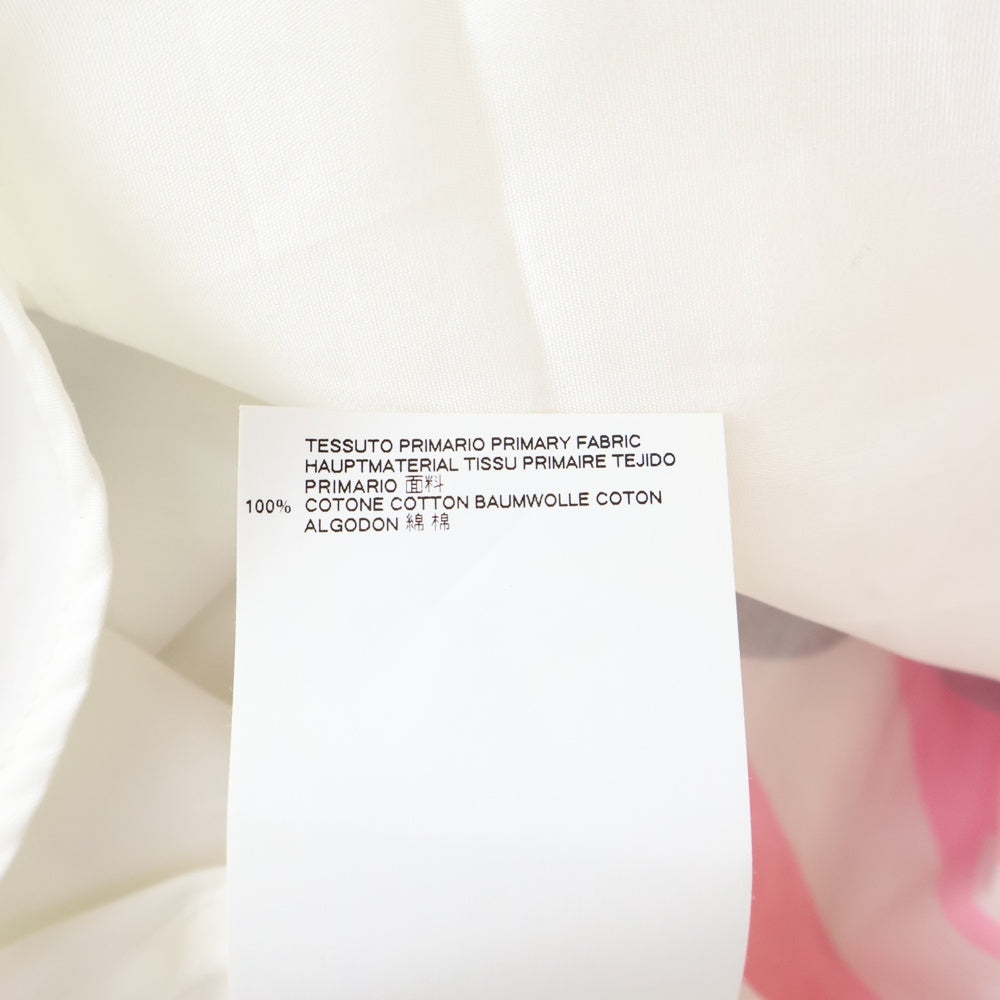 DSQUARED2(ディースクエアード) グラフィックロゴ 長袖シャツ ホワイト/ピンク S74DL0963 S36275