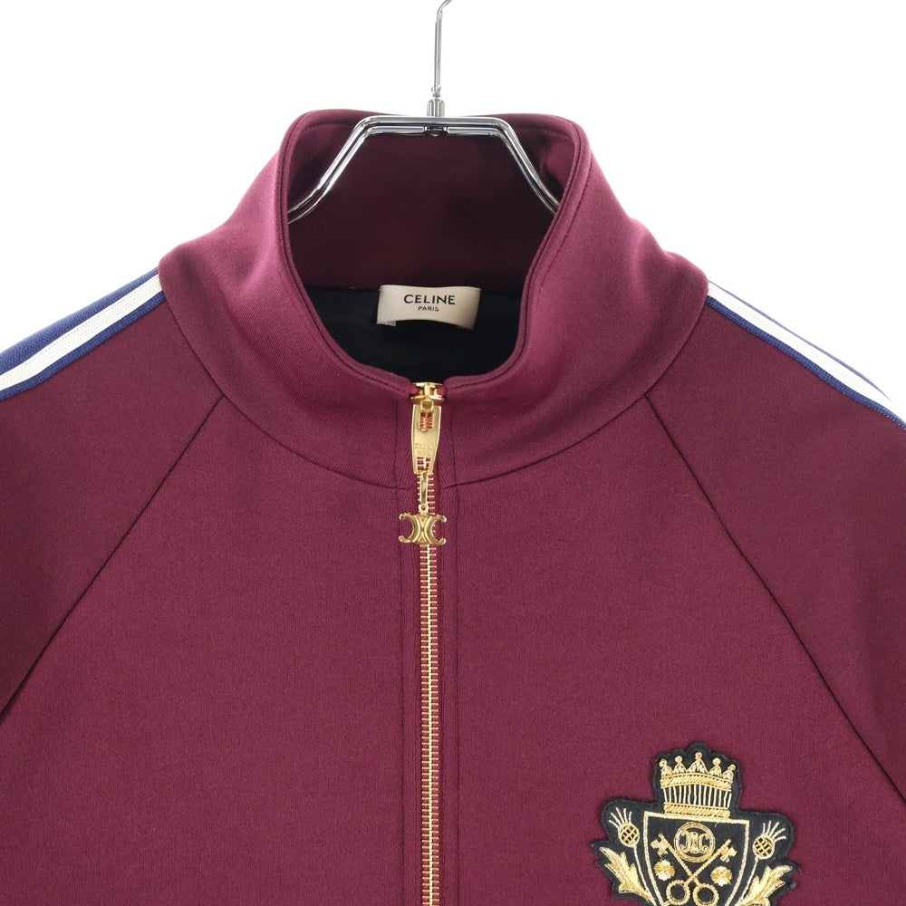 CELINE(セリーヌ) ロゴパッチ トラックジャケット レッド RV0JG121O.FZP1