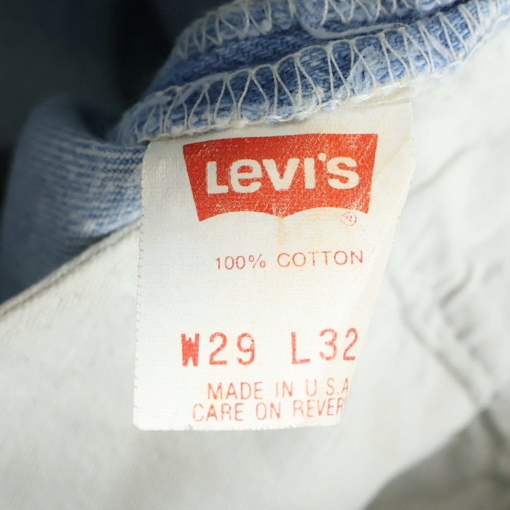 Levi's(リーバイス) 90s 501xx ボタン裏520 USA製 ボタンフライデニムパンツ インディゴ