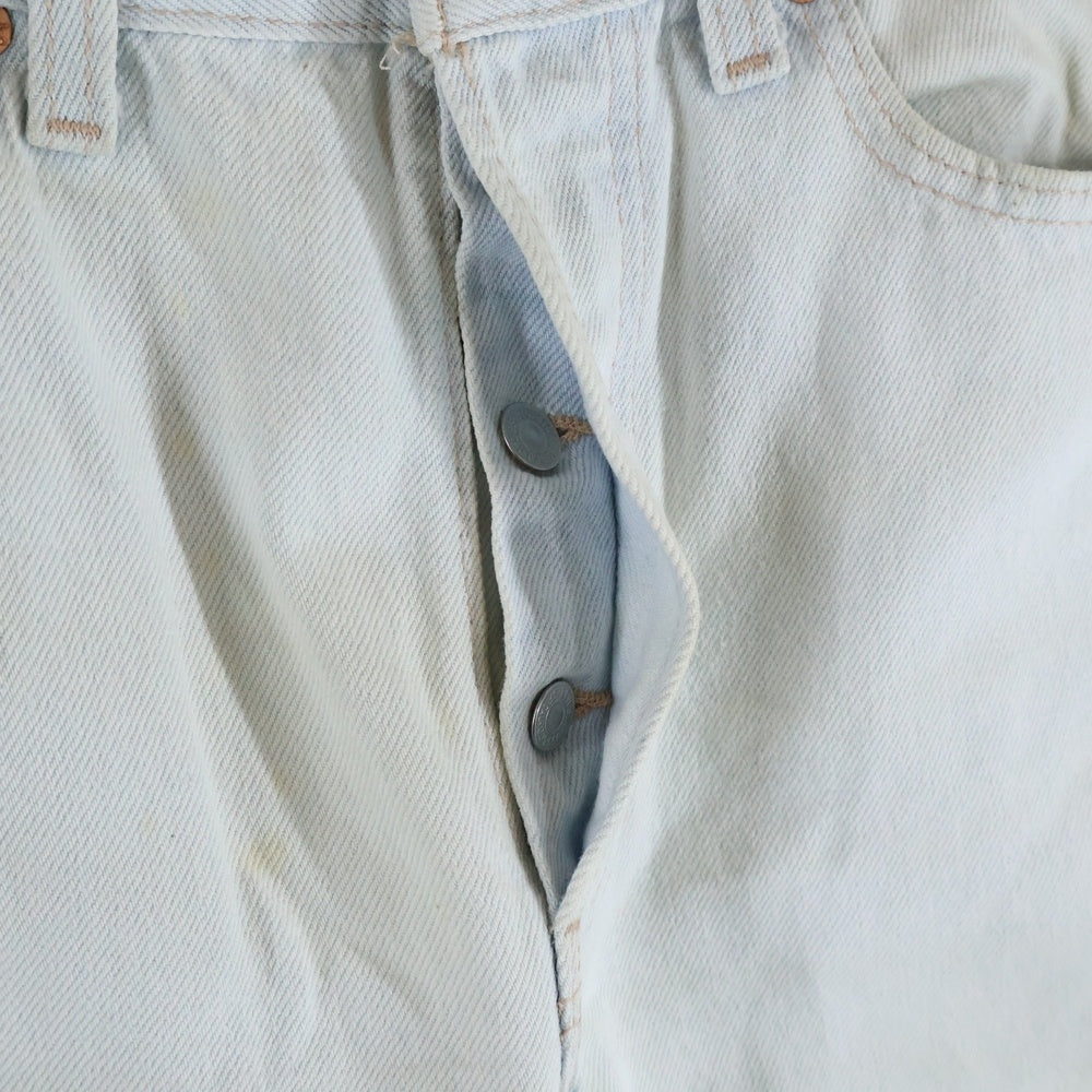 Levi's(リーバイス) 90s 501xx ボタン裏520 USA製 ボタンフライデニムパンツ ライトブルー