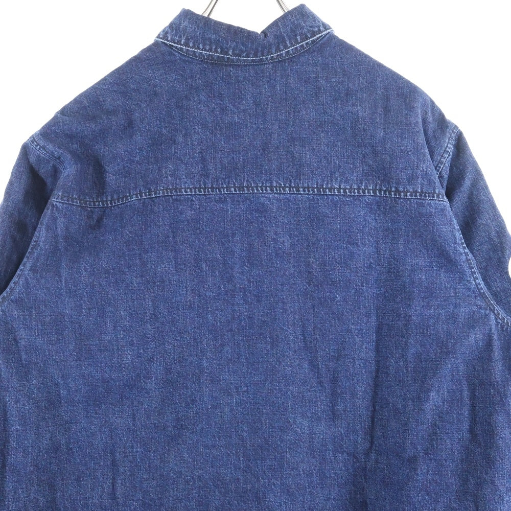 CHROME HEARTS(クロムハーツ) WORK'N SHIRT GARAGE WSH DNM アームロゴ裏地キルティングデニムシャツジャケット インディゴ