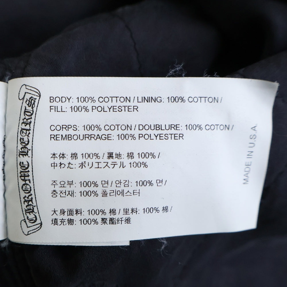 CHROME HEARTS(クロムハーツ) WORK'N SHIRT GARAGE WSH DNM アームロゴ裏地キルティングデニムシャツジャケット インディゴ