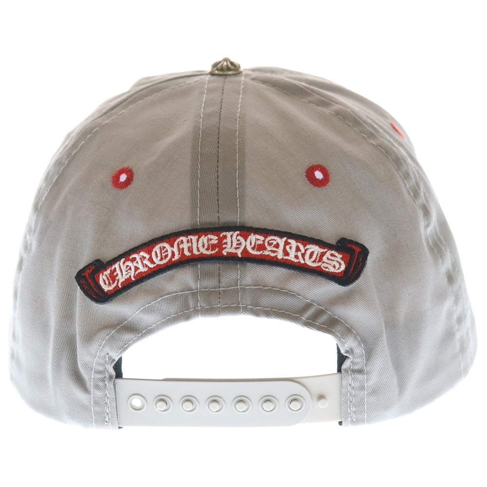 CHROME HEARTS(クロムハーツ) GAS STATION KING TACO ガスステーション キングタコ 3セメタリークロス トラッカーキャップ グレー