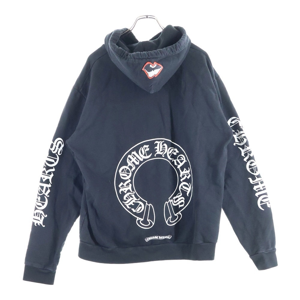 CHROME HEARTS(クロムハーツ) ×MATTY BOY Chomper horseshoe Hoodie チョンパー ホースシュー プルオーバーパーカー ブラック