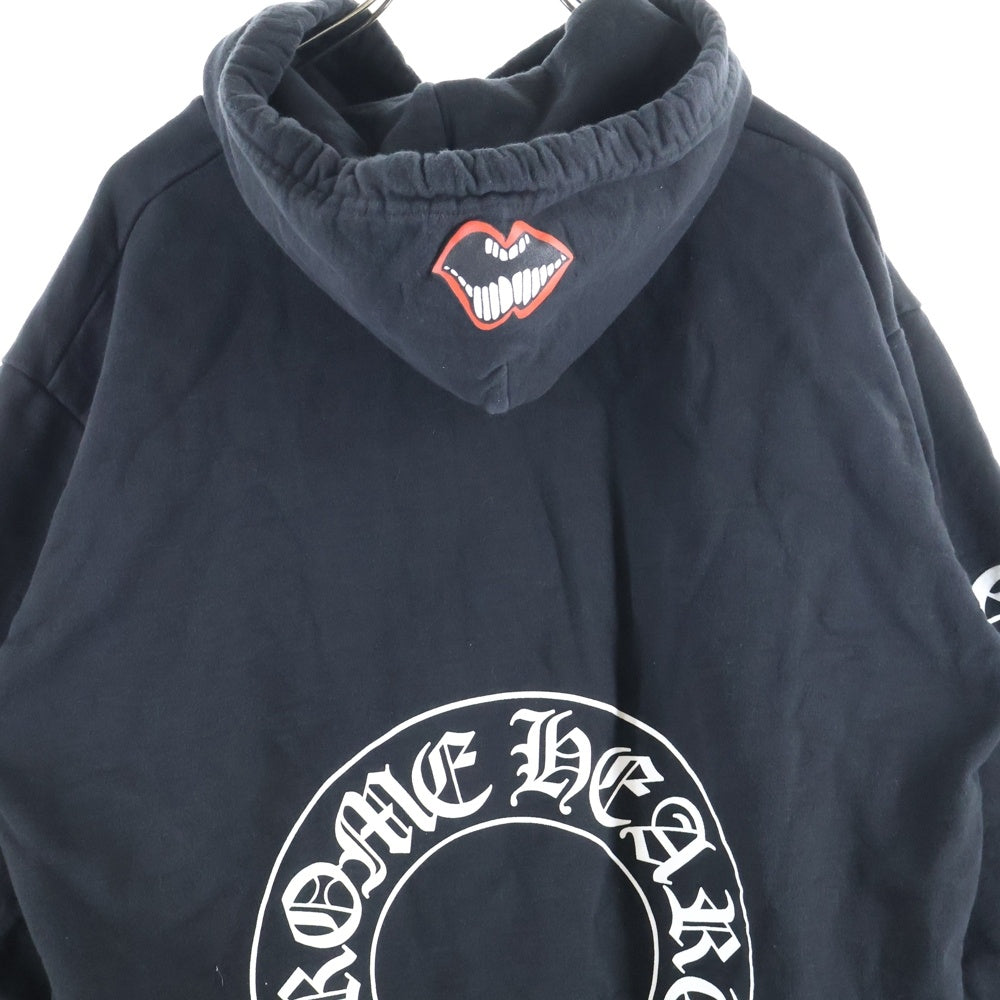 CHROME HEARTS(クロムハーツ) ×MATTY BOY Chomper horseshoe Hoodie チョンパー ホースシュー プルオーバーパーカー ブラック