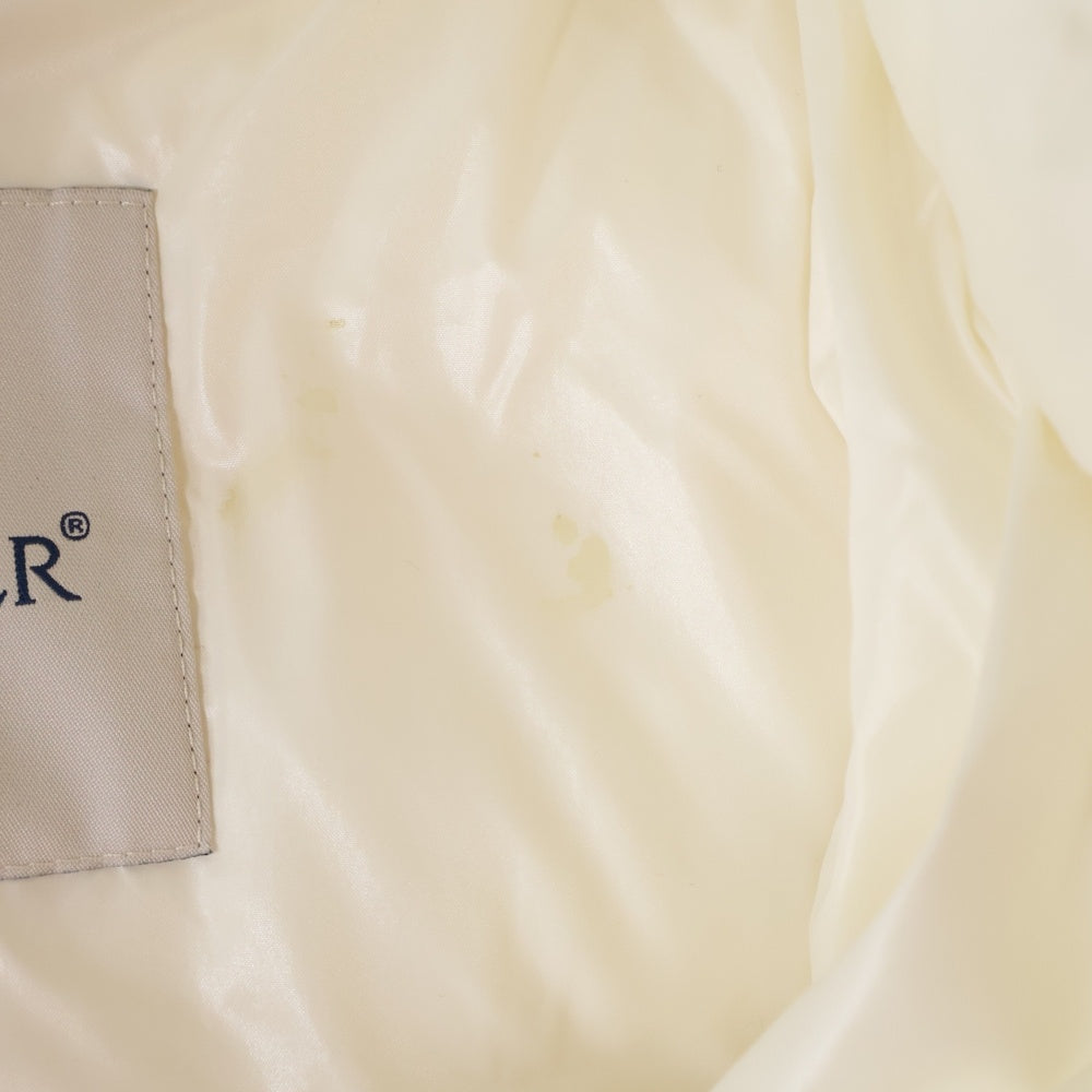 MONCLER(モンクレール) BADYFUR JACKET ファー付き ダウンジャケット レディース ホワイト G20931A54002 C0064