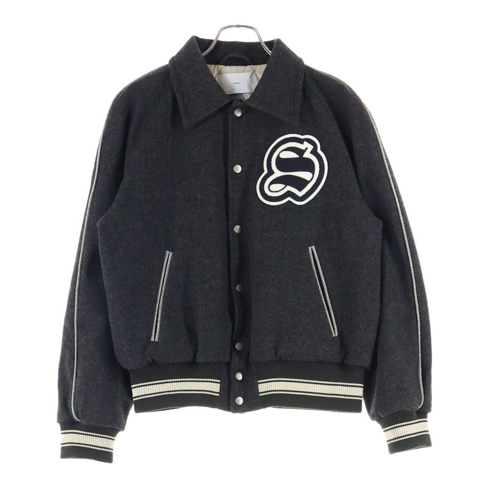 【美品】SUGARHILL melton stadium jacket 23AW SUGARHILL(シュガーヒル) 23AW MELTON STADIUM JACKET フロント
