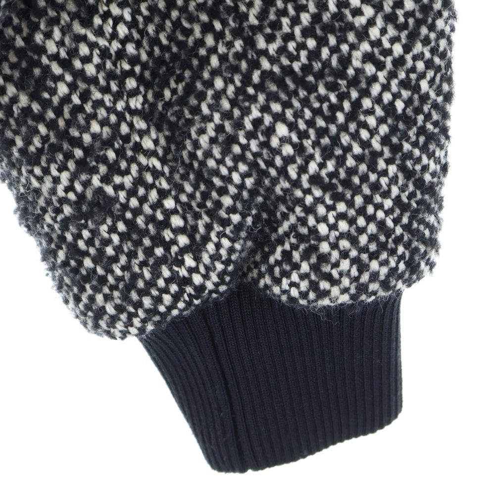 KENZO(ケンゾー) WOOL VARSITY JACKET ウールバーシティージャケット ブラック/ホワイト FE65BL 1489OX