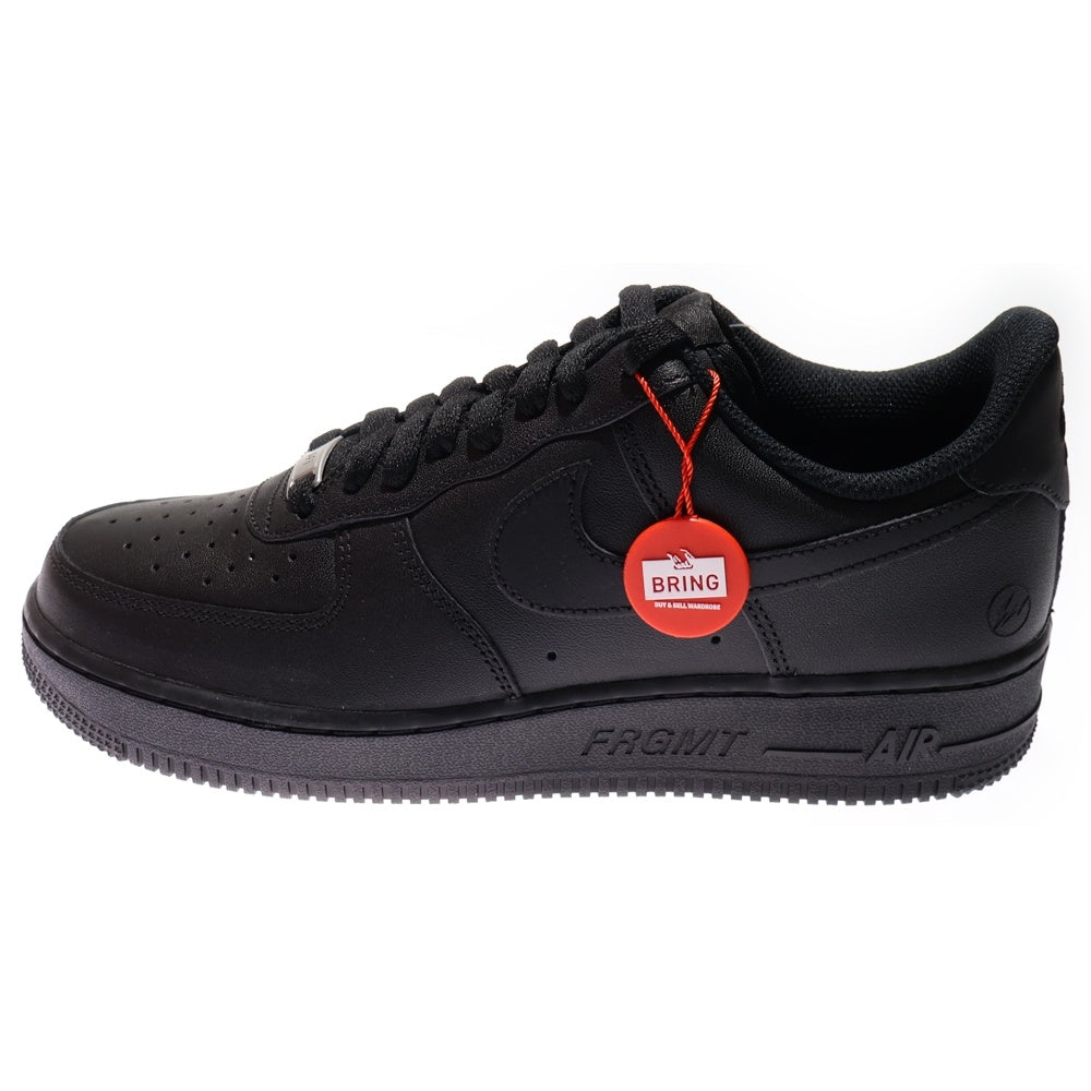 NIKE(ナイキ) ×Fragment Design Air Force 1 Low '07 フラグメント エアフォース1 '07 ローカットスニーカー ブラック US8.5/26.5cm CW2288-001