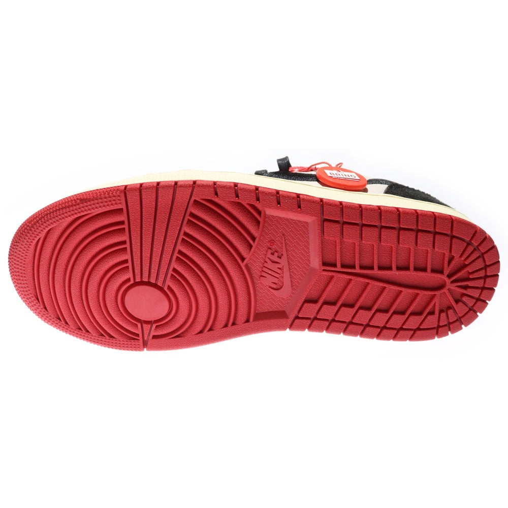 NIKE(ナイキ) ×Trophy Room Air Jordan 1 Low OG Sail and Varsity Red トロフィールーム エアジョーダン1 OG ローカットスニーカー レッド US9/27cm FN0432-100