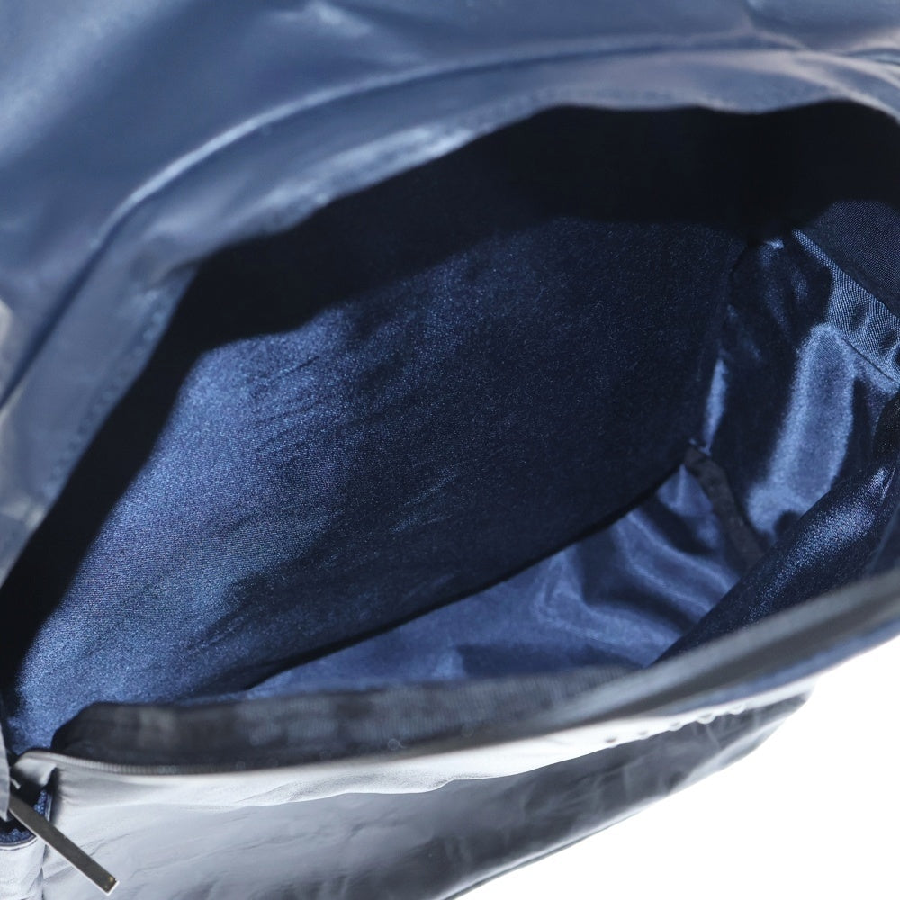 DUREN(デューレン) スタッズ付き クリンクルレザー バックパック リュック ネイビー