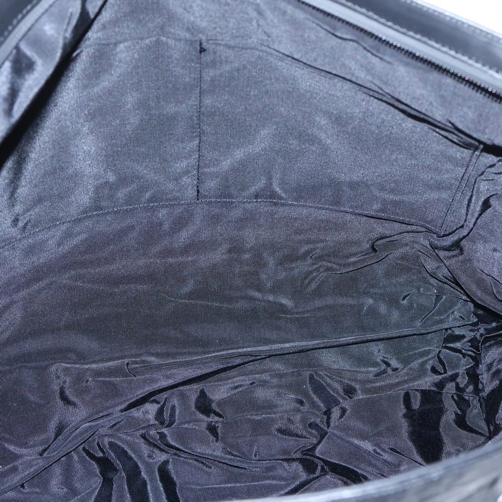 DUREN(デューレン) SOMEDAY 総柄 2WAYクリンクルレザー ショルダートートバッグ ブラック/ホワイト