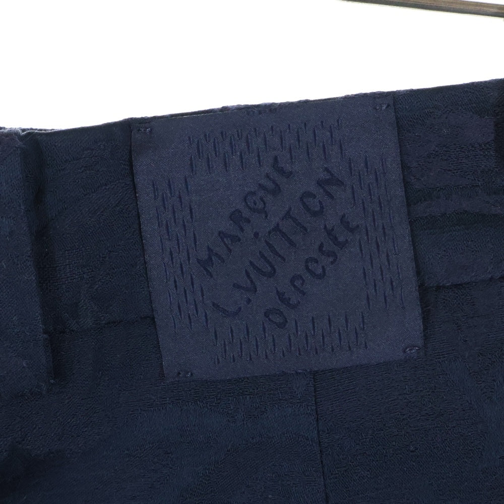 LOUIS VUITTON(ルイヴィトン) 24AW モノグラムコットンプレンドテーラードショーツパンツ ネイビー RM242MM KCG HRP10W