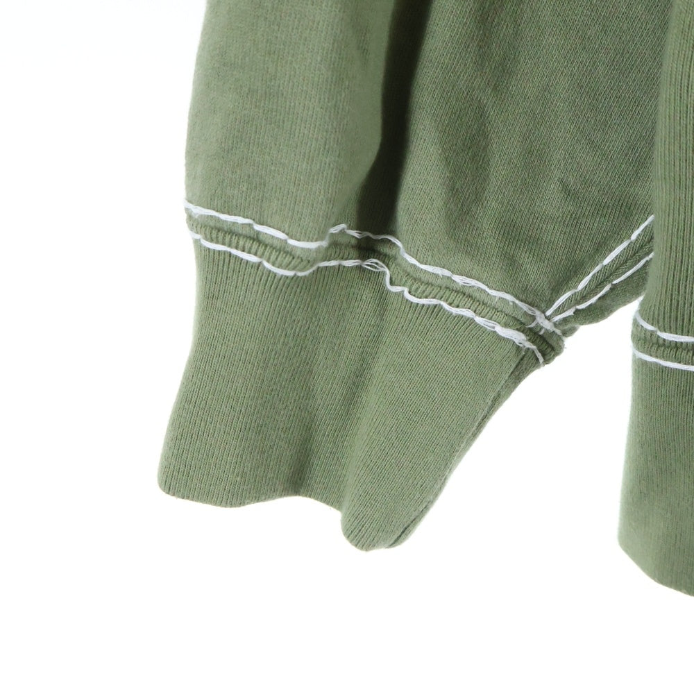 SUPREME(シュプリーム) 20AW Big Stitch Hooded Sweatshirt ビッグステッチ フーデッドスウェットシャツ プルオーバーパーカー フーディー グリーン