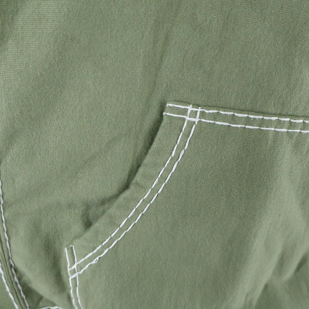 SUPREME(シュプリーム) 20AW Big Stitch Hooded Sweatshirt ビッグステッチ フーデッドスウェットシャツ プルオーバーパーカー フーディー グリーン