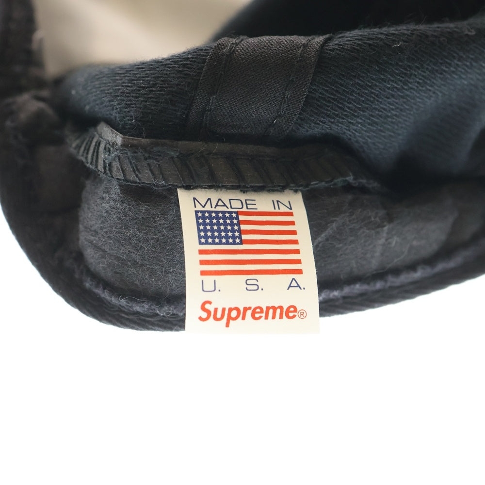 SUPREME(シュプリーム) 23AW CORDUROY S LOGO 6 PANEL コーデュロイ S ロゴ 6 パネル ブラック