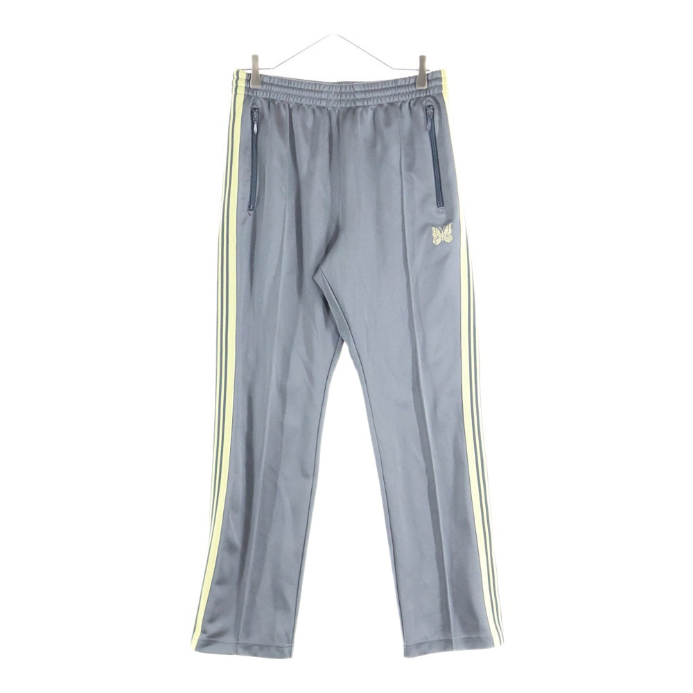 Needles(ニードルス) STUDIOUS 別注 パピヨン刺繍 トラックパンツ グレー MR445