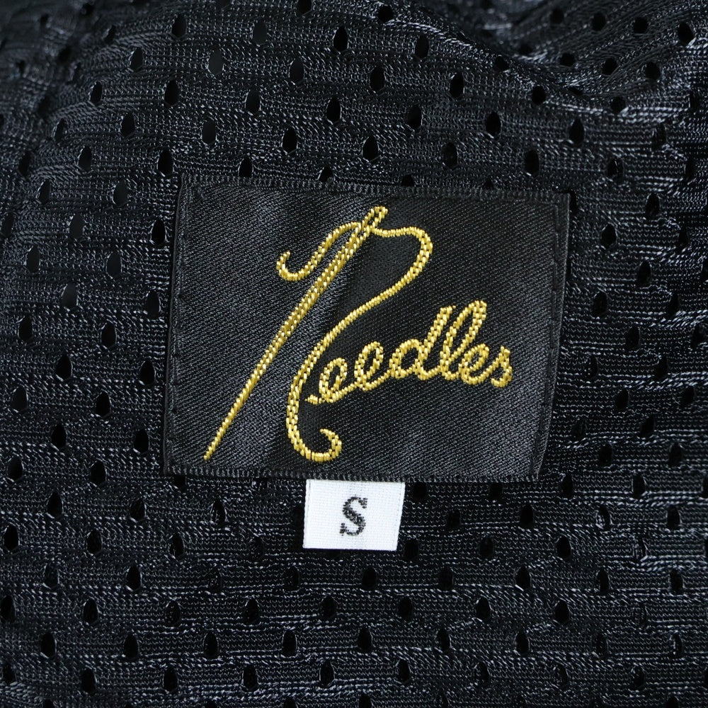 Needles(ニードルス) STUDIOUS 別注 パピヨン刺繍 トラックパンツ グレー MR445