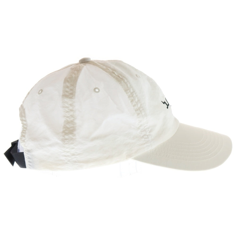 SUPREME(シュプリーム) 20SS Digital Logo 6-Panel デジタルロゴ刺繍 ナイロン 6パネルキャップ ホワイト