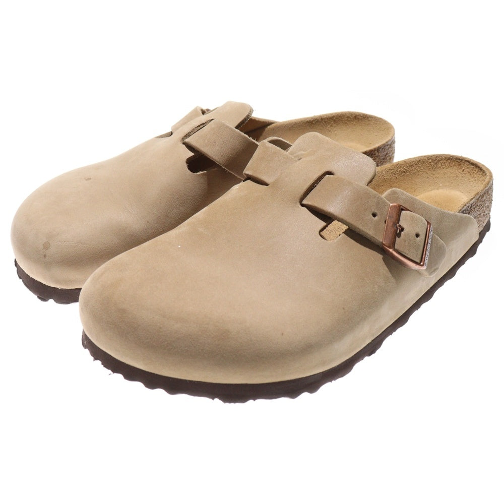 BIRKENSTOCK(ビルケンシュトック) Boston ボストン スウェードレザーサンダル タバコブラウン 0960811