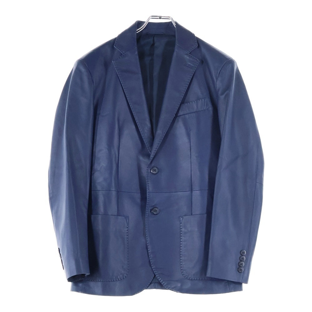 G-STAGE(ジーステージ) シープレザーテーラードジャケット ブルー 601201