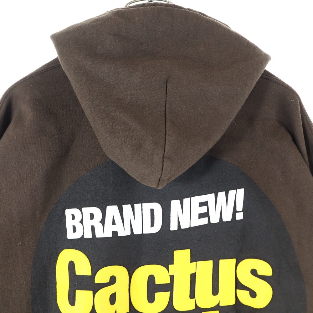 Cactus Jack(カクタスジャック) 20AW ×Mcdonald's CACTAS PACK HOODIE フロントロゴプリント プルオーバーパーカー ブラウン