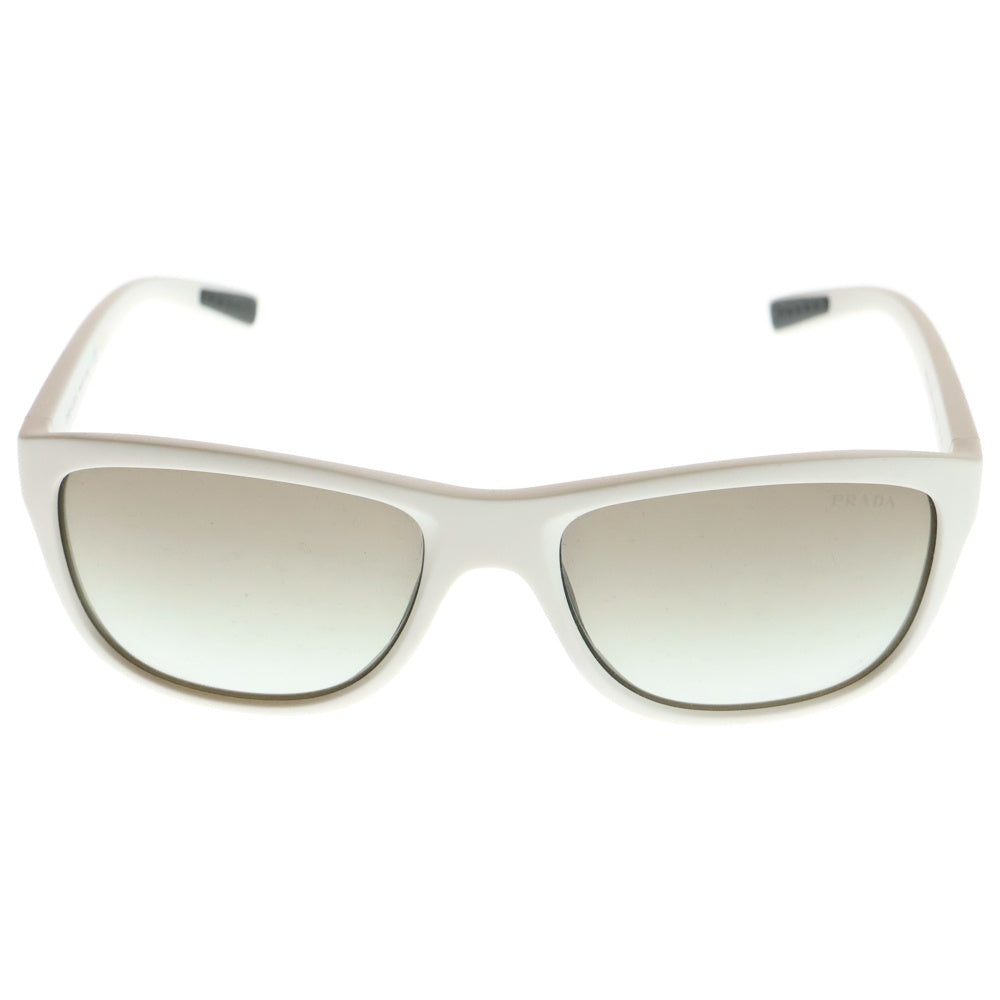 PRADA(プラダ) サイドロゴプリント ウェリントンサングラス アイウェア ホワイト AAI-0A7