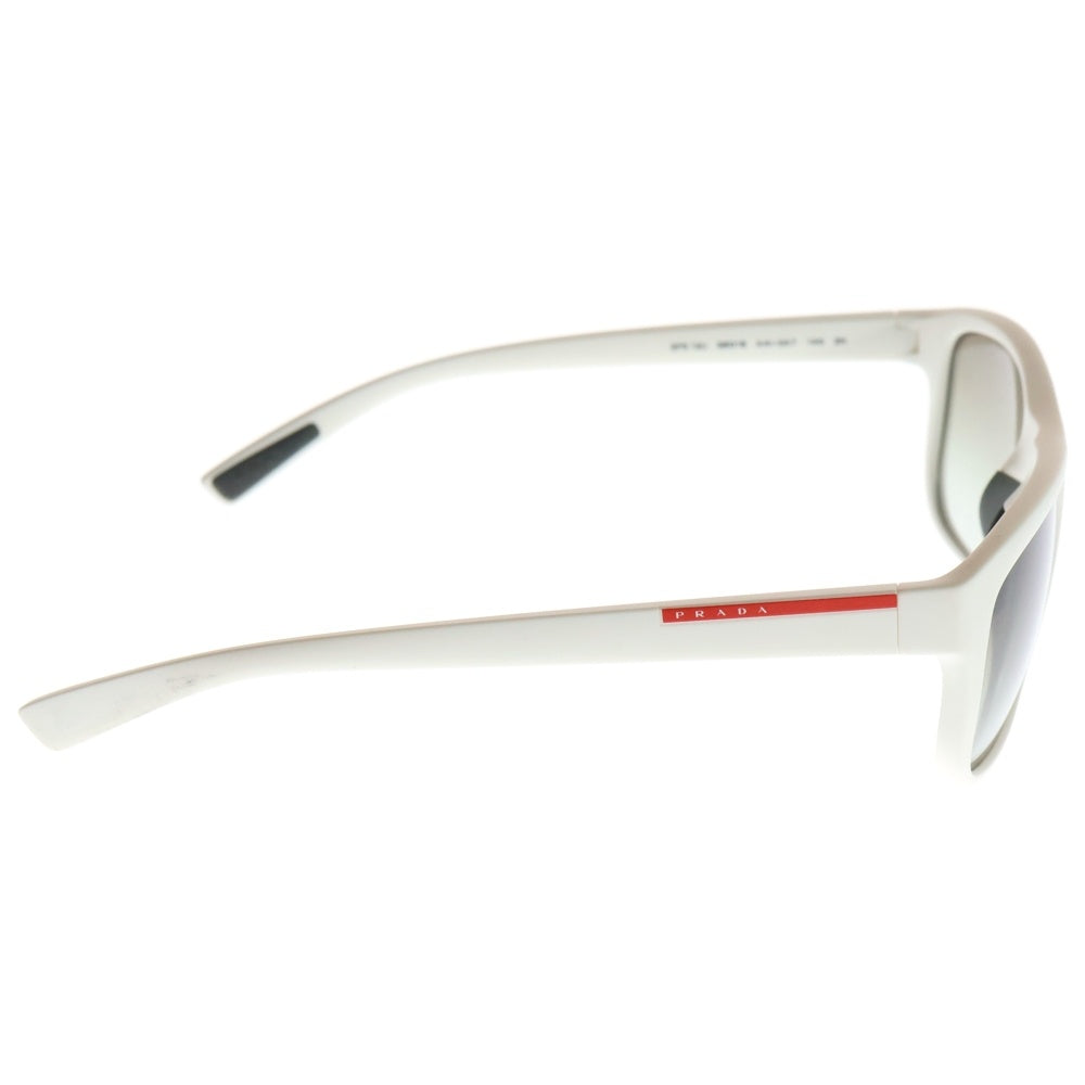PRADA(プラダ) サイドロゴプリント ウェリントンサングラス アイウェア ホワイト AAI-0A7