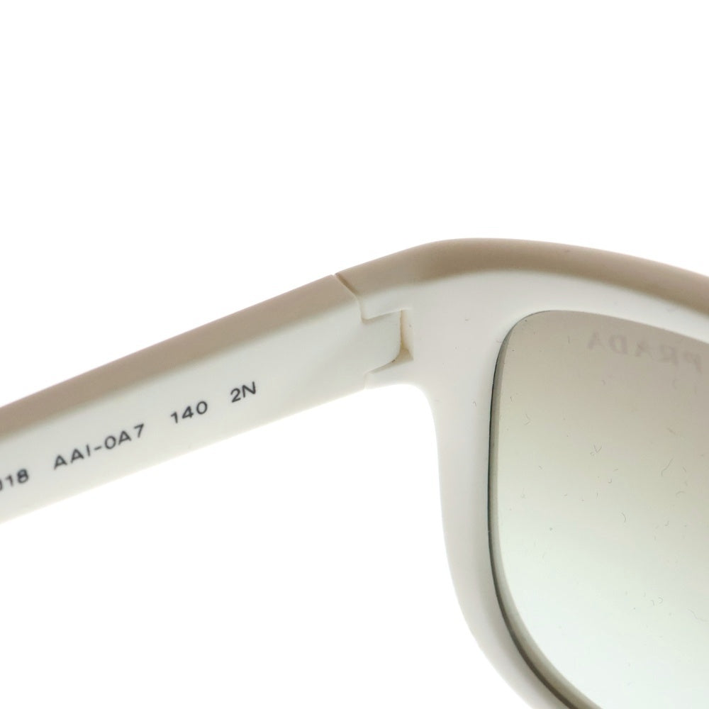 PRADA(プラダ) サイドロゴプリント ウェリントンサングラス アイウェア ホワイト AAI-0A7
