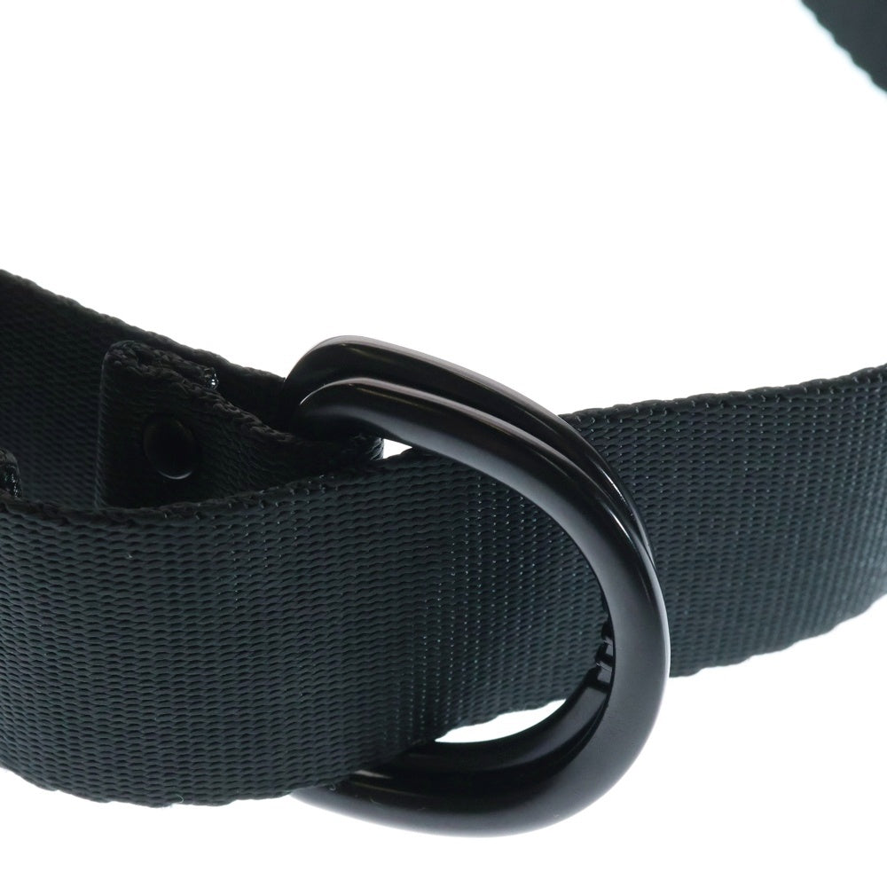 Y-3(ワイスリー) CLASSIC LOGO BELT ロゴ刺繍 ナイロンベルト ブラック