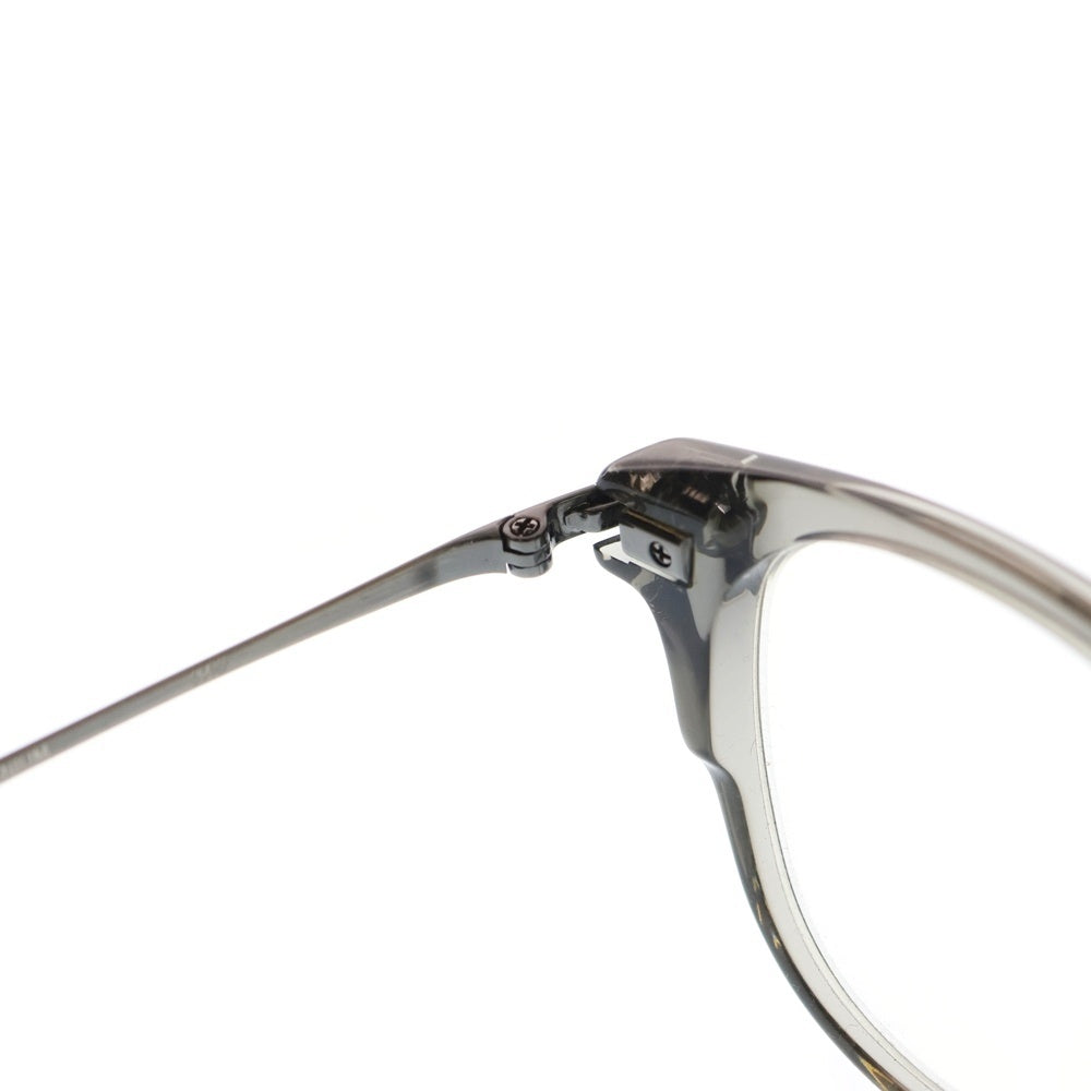 999.9(フォーナインズ) NPM-96 ネオプラスチックフロント チタンフレーム ボストンサングラス メガネ アイウェア グレー/シルバー